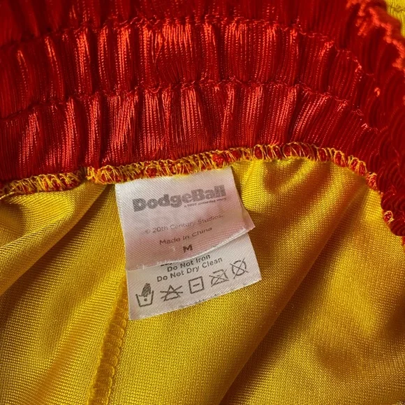 Men's Athletic Shorts in Yellow and Red - Picture 2 of 4